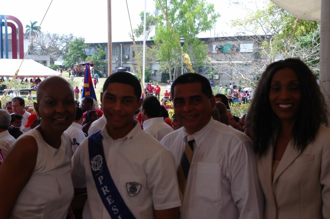 Andre and Family with Lady Kim