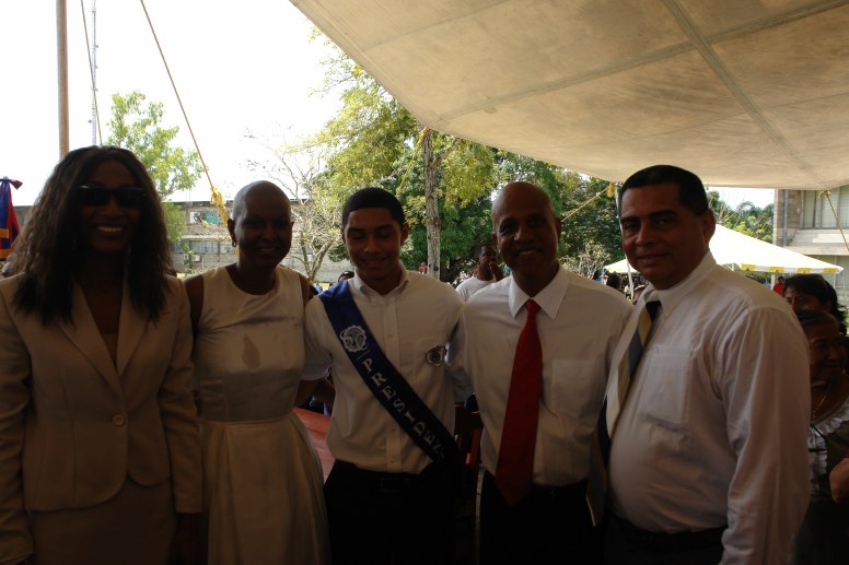 Andre and Family with the Prime Minister and Wife